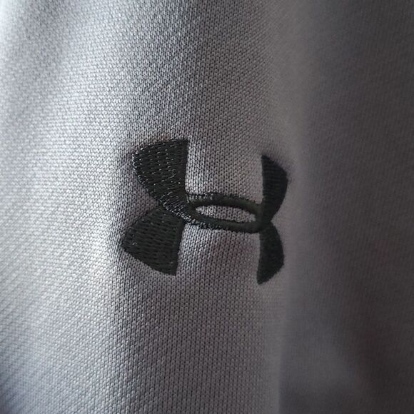 UNDER ARMOUR QUARTER ZIP CONGRESSIONAL COUNTRY CLUB GRAY BLACK MEN'S LARGE GOLF - Picture 3 of 8